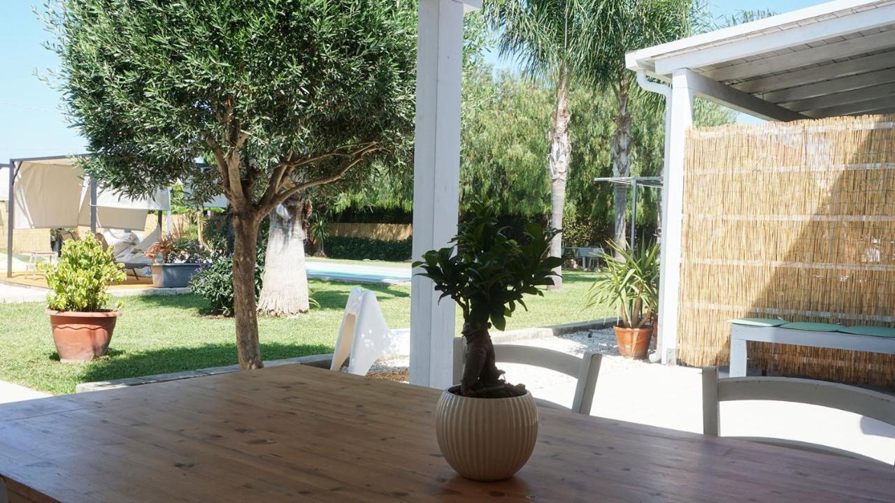 Dependance in Villa con piscina Syracuse Esterno foto